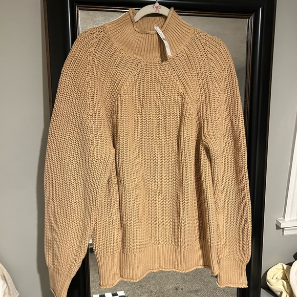 J. Crew Camel Roll neck sweater - Picture 1 of 4